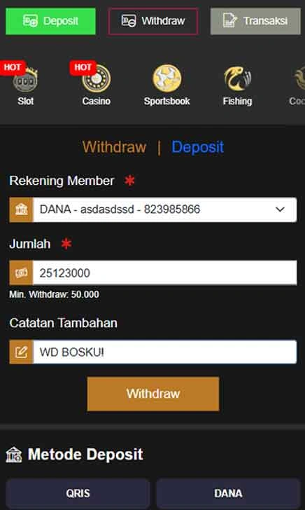 cara wd Luxury88 Slot Fitur New